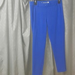 Betabrand small petite dress yoga pants in bright blue color